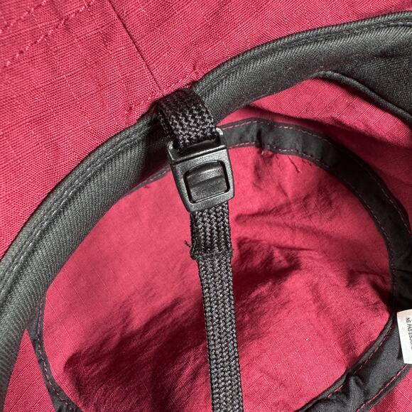 Nike Hat Bucket Fitted‎ Mens Small Burgundy Dri-FIT Chin Cord Boonie CU6611-692 - Picture 7 of 12